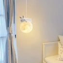 DecorBites™ Astronaut Chandelier: Personalized Children's Room Decor Lighting for Warm Atmosphere