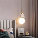 DecorBites™ Astronaut Chandelier: Personalized Children's Room Decor Lighting for Warm Atmosphere
