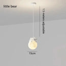 DecorBites™ Astronaut Chandelier: Personalized Children's Room Decor Lighting for Warm Atmosphere