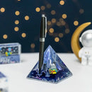 DecorBites™ Astronaut Drift Keychain: Creative Liquid Hourglass Stress Relief Toy & Home Decor
