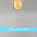 DecorBites™ Astronaut Globe Ceiling Light for Kids Room - 18cm/20cm/25cm