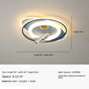 Modern blue & white astronaut kids bedroom ceiling light
