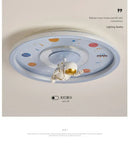DecorBites™ Astronaut LED Ceiling Light for Kids' Room - Blue Cartoon Theme