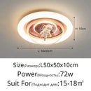 DecorBites™ Astronaut LED Ceiling Lights for Children's Room and Bedroom
