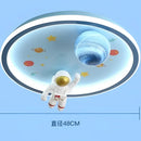 DecorBites™ Astronaut LED Ceiling Lights: Nordic Style for Kids' Room, Study, Restaurant Decor