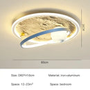 DecorBites™ Astronaut LED Chandelier: Remote Control Ceiling Pendant Light for Children's Room