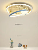 DecorBites™ Astronaut LED Chandelier: Remote Control Kids Ceiling Pendant Light for Bedroom & Nursery