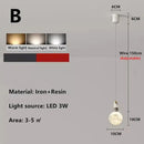 DecorBites™ Astronaut Lunar Pendant Light Modern Minimalist TV Bedroom Decor