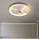 Modern decorbites astronaut moon acrylic ceiling lamp bedroom light
