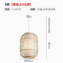 Decorbites bamboo ceiling chandelier woven pendant light for garden