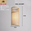 Decorbites bamboo ceiling chandelier woven pendant light for garden