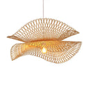 Decorbites bamboo chandelier fan design woven kitchen pendant light