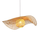 Decorbites bamboo chandelier fan design woven kitchen pendant light