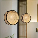 Decorbites bamboo core rattan chandelier kitchen pendant light
