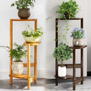 Bamboo Corner Plant Stand Outdoor