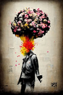 Banksy Canvas Wall Art Decor