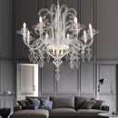 Decorbites baroque iron designer led chandelier foyer hanging lamp