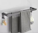 DecorBites™ Bathroom Hardware Set: Towel Rack, Shelf, Paper Holder, Towel Holder, Toilet Brush Holder