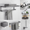 DecorBites™ Bathroom Hardware Set: Towel Rack, Shelf, Paper Holder, Towel Holder, Toilet Brush Holder