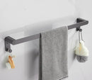 DecorBites™ Bathroom Hardware Set: Towel Rack, Shelf, Paper Holder, Towel Holder, Toilet Brush Holder