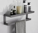 DecorBites™ Bathroom Hardware Set: Towel Rack, Shelf, Paper Holder, Towel Holder, Toilet Brush Holder