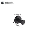 DecorBites™ Bathroom Hardware Set: Towel Rack, Toilet Brush, Paper Holder, Soap Dispenser, Towel Bar, Hook