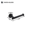 DecorBites™ Bathroom Hardware Set: Towel Rack, Toilet Brush, Paper Holder, Soap Dispenser, Towel Bar, Hook