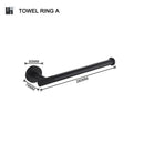 DecorBites™ Bathroom Hardware Set: Towel Rack, Toilet Brush, Paper Holder, Soap Dispenser, Towel Bar, Hook