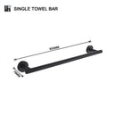 DecorBites™ Bathroom Hardware Set: Towel Rack, Toilet Brush, Paper Holder, Soap Dispenser, Towel Bar, Hook