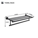 DecorBites™ Bathroom Hardware Set: Towel Rack, Toilet Brush, Paper Holder, Soap Dispenser, Towel Bar, Hook