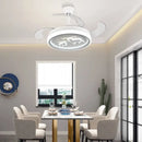 Decorbites bird nest white deer ceiling fan with light bedroom