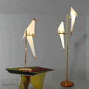 Decorbites bird origami floor lamp gold living room standing light
