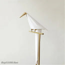 Decorbites bird origami floor lamp gold living room standing light