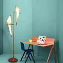 Decorbites bird origami floor lamp gold living room standing light