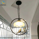 Decorbites birdcage led chandelier black and white bedroom light