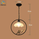 Decorbites birdcage led chandelier black and white bedroom light