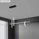 DecorBites™ Black Acrylic LED Island Pendant Light