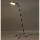 Decorbites black aluminum 3 arm floor lamp for living room