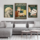 Black Cat Music Poster Home Decor