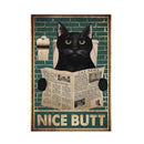 Black Cat Music Poster Home Decor