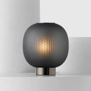 Decorbites black glass ball table light for bedroom living room