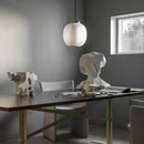 Decorbites black glass ball table light for bedroom living room