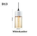 Modern black glass pendant light set of 3 for dining room