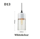 Modern black glass pendant light set of 3 for dining room