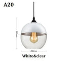 Modern black glass pendant light set of 3 for dining room
