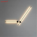 DecorBites™ Black Gold Aluminum LED Wall Sconce, Modern Home Decor for Living Room, Bedroom