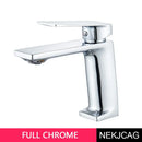 DecorBites™ Black Gold Basin Faucet: Stylish Deck Mounted Bathroom Sink Faucet with Gold Handle