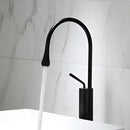 Modern black & gold basin faucet kitchen sink water crane