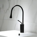 Modern black & gold basin faucet kitchen sink water crane