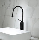 Modern black & gold basin faucet kitchen sink water crane